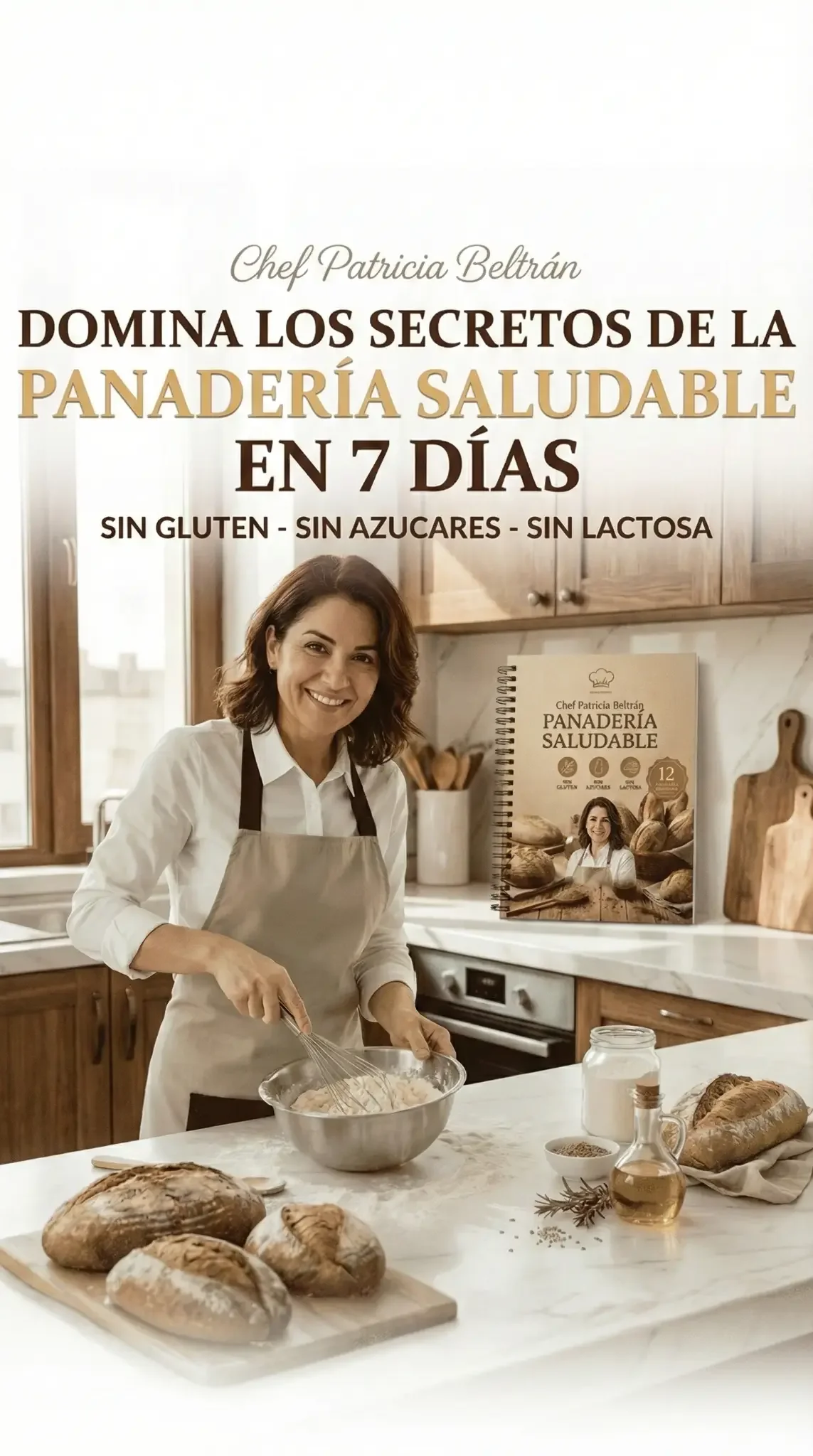 Chef Patricia Beltrán - Domina los Secretos de la Panadería Saludable en 7 Días
