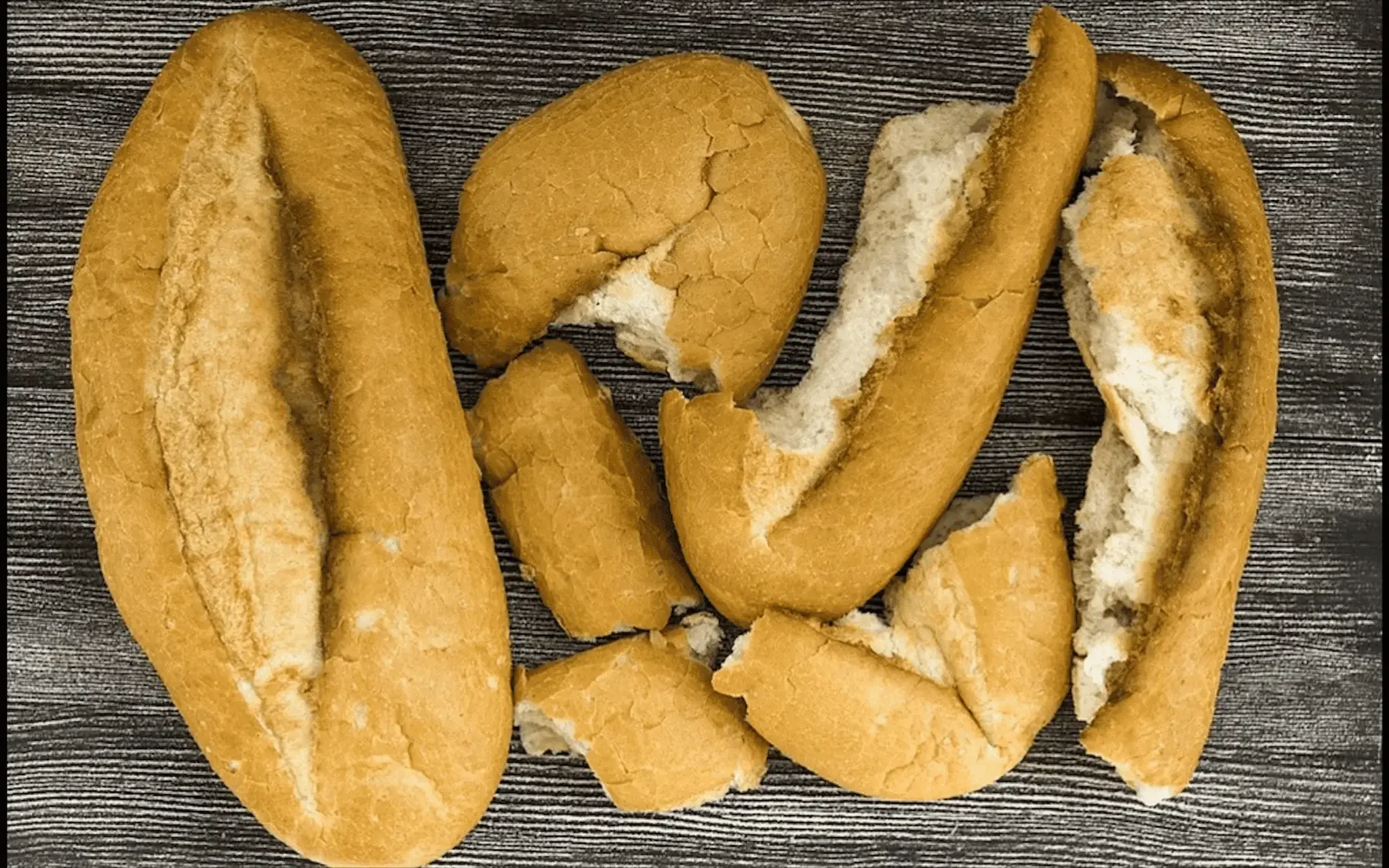 Panes secos y sin sabor